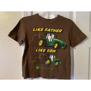 John Deere Boys T Shirt (4) Like Father Like Son